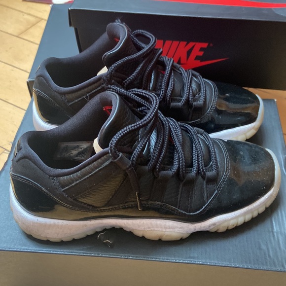 Nike Other - Jordan 11 retro low (gs)  5.5Y black /white